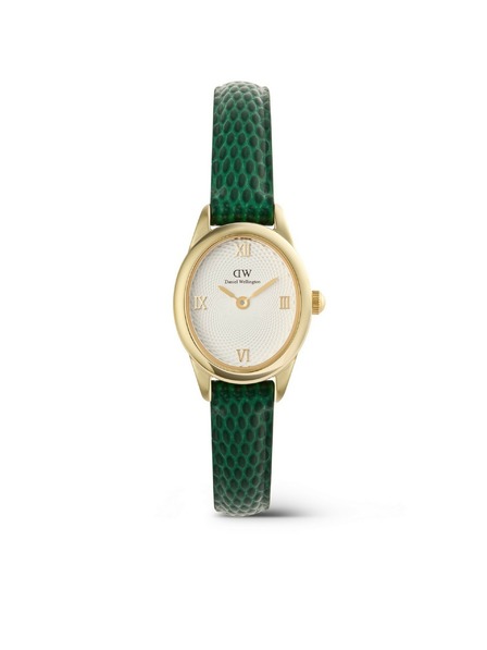 Daniel Wellington Ženski sat Daniel Wellington Ophelia Mini Lizard Guilloché kožni DW00100892