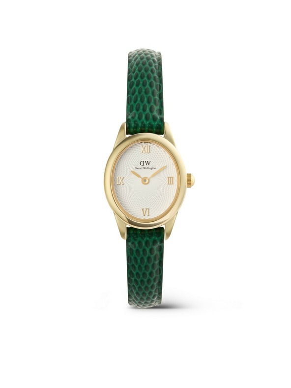 Daniel Wellington Ženski sat Daniel Wellington Ophelia Mini Lizard Guilloché kožni DW00100892