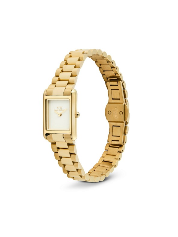 Daniel Wellington Ženski sat Daniel Wellington Bound Mini 3-Link kvadratni DW00100931
