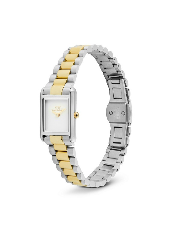 Daniel Wellington Ženski sat Daniel Wellington Bound Mini 3-Link kvadratni DW00100932