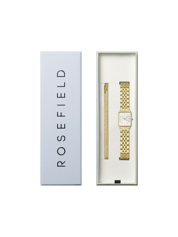 Rosefield Poklon set Rosefield The Boxy XS satova i Snake narukvice BWGSG-X285