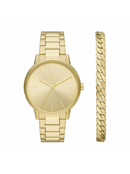 Armani Exchange Muški poklon set sata i narukvice Armani Exchange Cayde AX7144SET