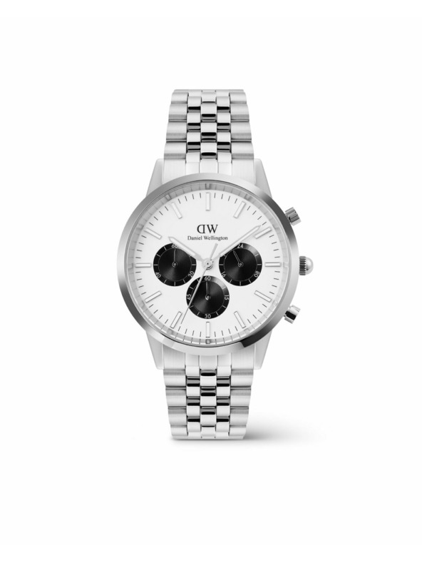 Daniel Wellington Muški sat Daniel Wellington Iconic Chronograph Arch 5-Link Panda DW00100872