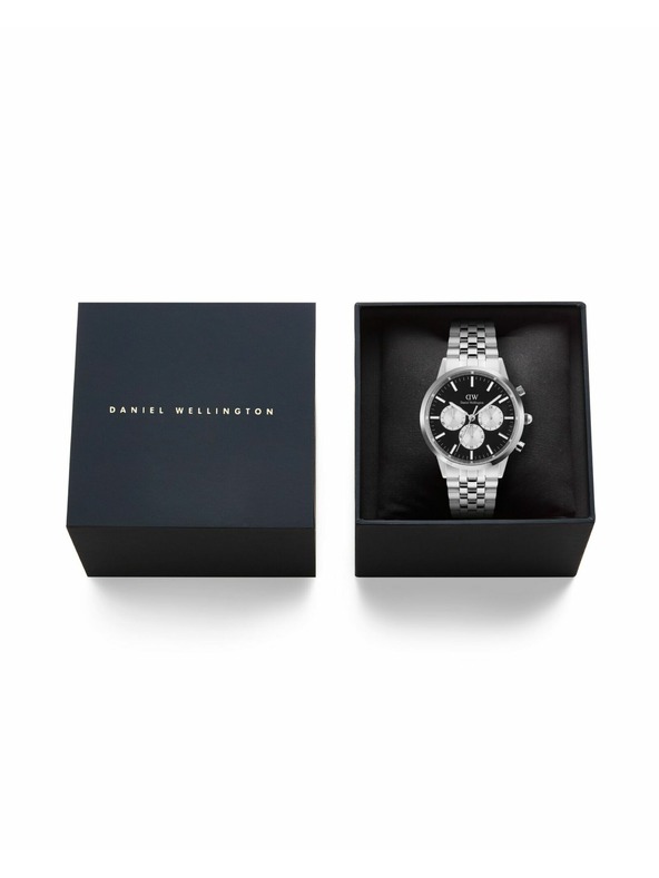 Daniel Wellington Muški sat Daniel Wellington Iconic Chronograph Arch 5-Link Panda DW00100873