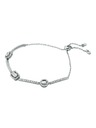 Michael Kors Srebrna narukvica Michael Kors MKC1715CZ040