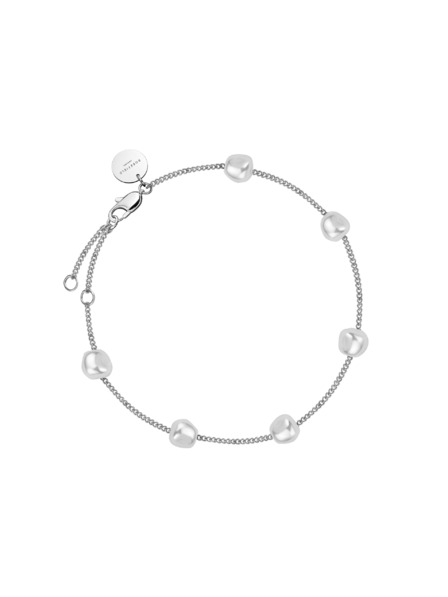 Rosefield Rosefield narukvica srebrne boje Multi Pearl JBLPS-J604