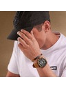 Timberland Timberland muški kožni narukvica svjetlosmeđa TDAGB0002202