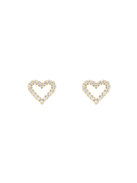 Daniel Wellington Ženski čelični naušnici Daniel Wellington Mirelle Heart DW00401608