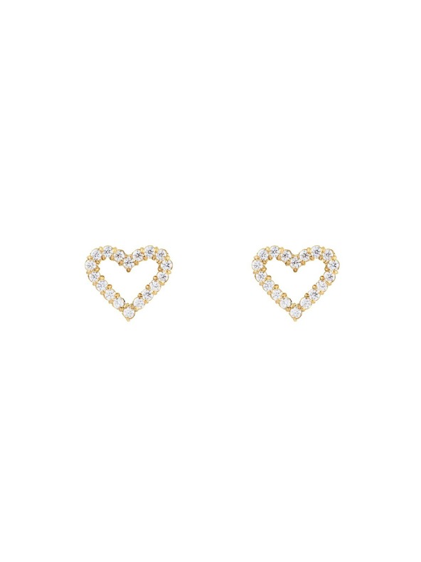 Daniel Wellington Ženski čelični naušnici Daniel Wellington Mirelle Heart DW00401608