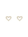 Daniel Wellington Ženski čelični naušnici Daniel Wellington Mirelle Heart DW00401608