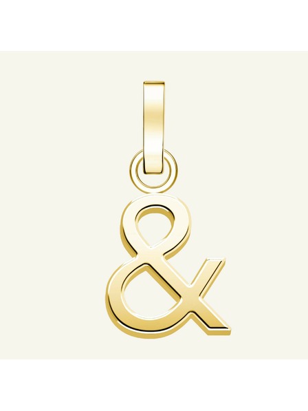 Rosefield Rosefield privjesak zlatne boje Symbol Ampersand
