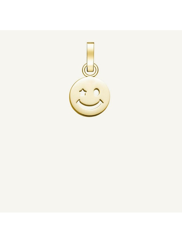 Rosefield Rosefield privjesak u zlatnoj boji Mini Smiley PE-Gold-Smiley S