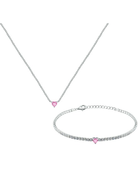 La Petite Story Poklon set srebrne narukvice i ogrlice La Petite Story LPS20AWV03