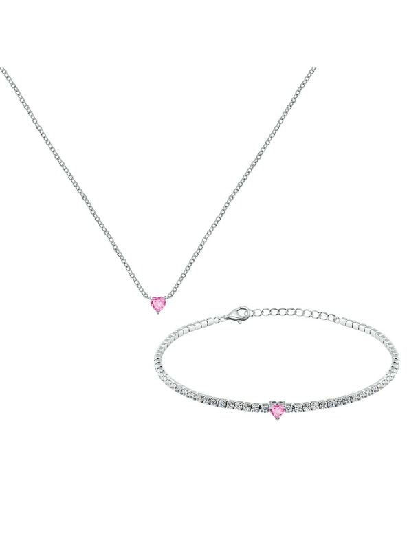 La Petite Story Poklon set srebrne narukvice i ogrlice La Petite Story LPS20AWV03