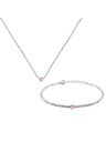 La Petite Story Poklon set srebrne narukvice i ogrlice La Petite Story LPS20AWV03