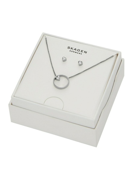 Skagen Ženski poklon set čeličnih nakita Skagen SKJB1016SET