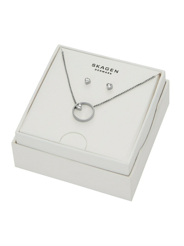 Skagen Ženski poklon set čeličnih nakita Skagen SKJB1016SET
