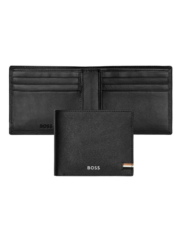 Hugo Boss Muška crna kožna novčanica Hugo Boss Iconic HLW421A