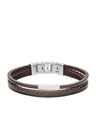 Fossil Muški kožni narukvica Fossil JF03323040