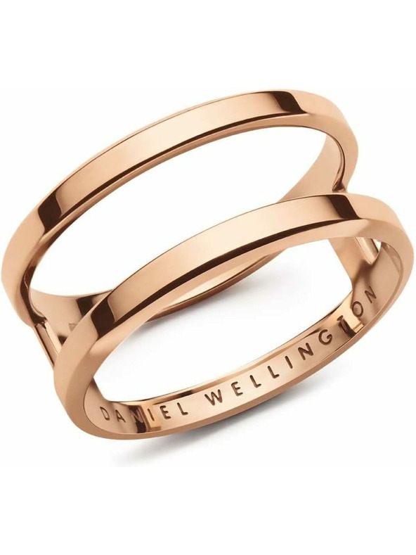 Daniel Wellington Ženski dvostruki čelični prsten Daniel Wellington Elan DW00400117