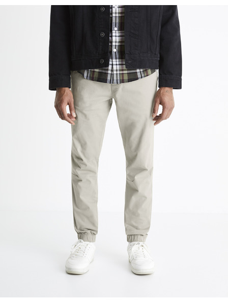 Celio Svijetlo sive muške hlače Celio Voyage