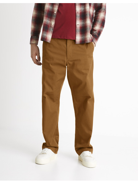 Celio Celio Coloose smeđi chinos hlače1