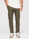 Ombre Clothing Muške hlače REGULAR sa cargo džepovima - tamno maslinasto zelene V1 P1515 Ombre Clothing