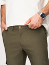 Ombre Clothing Muške hlače REGULAR sa cargo džepovima - tamno maslinasto zelene V1 P1515 Ombre Clothing