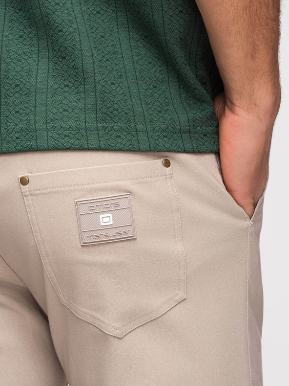 Ombre Clothing Muške hlače REGULAR sa cargo džepovima - bež V3 P1515 Ombre Clothing