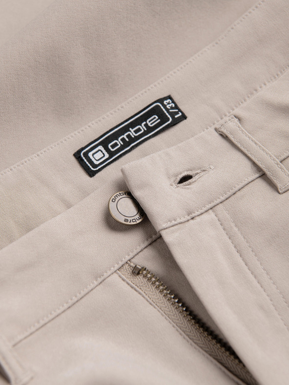 Ombre Clothing Muške hlače REGULAR sa cargo džepovima - bež V3 P1515 Ombre Clothing