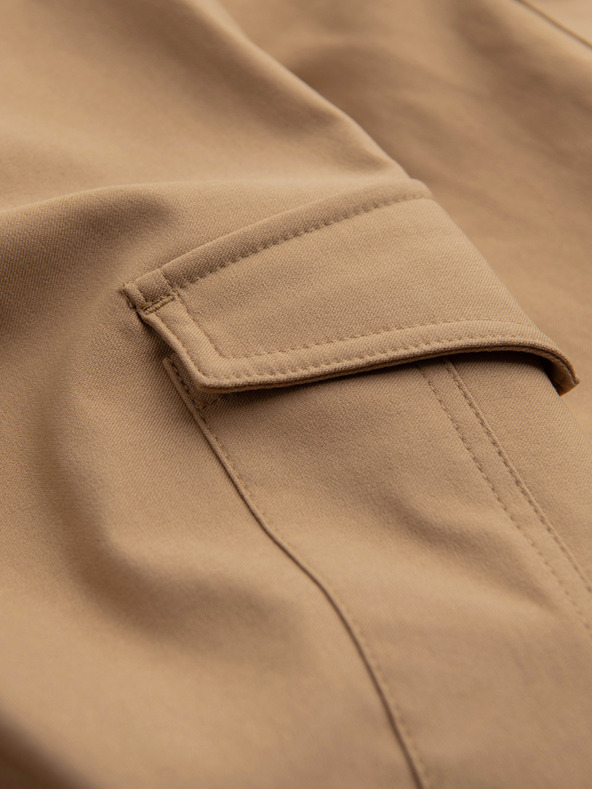 Ombre Clothing Muške hlače REGULAR sa cargo džepovima - svjetlo smeđe V4 P1515 Ombre Clothing