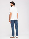 Ombre Clothing Muške hlače sa ravnim nogavicama i zip džepovima - tamno plave V1 P1517 Ombre Clothing