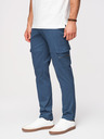Ombre Clothing Muške hlače sa ravnim nogavicama i zip džepovima - tamno plave V1 P1517 Ombre Clothing