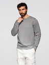 Ombre Clothing Muška majica BASIC sa okruglim izrezom - siva Ombre Clothing