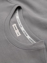 Ombre Clothing Muška majica BASIC sa okruglim izrezom - siva Ombre Clothing