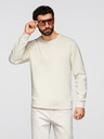 Ombre Clothing Muška majica BASIC sa okruglim izrezom - kremasta Ombre Clothing