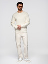 Ombre Clothing Muška majica BASIC sa okruglim izrezom - kremasta Ombre Clothing
