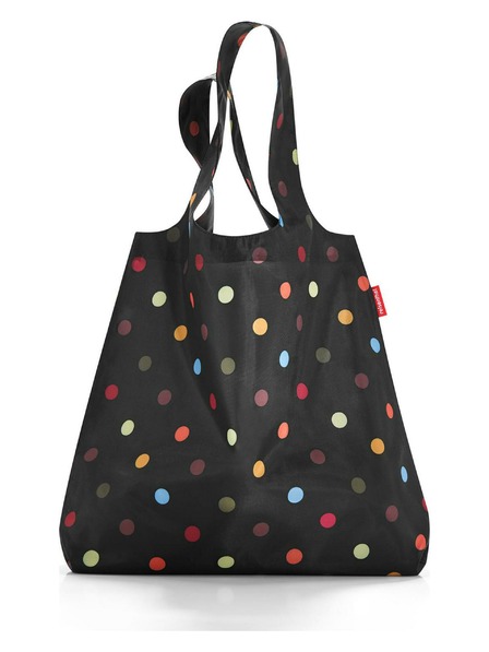 Reisenthel Crna točkasta torba za kupovinu Reisenthel Mini Maxi Shopper