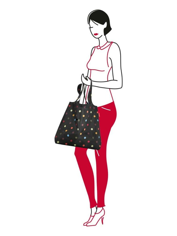 Reisenthel Crna točkasta torba za kupovinu Reisenthel Mini Maxi Shopper