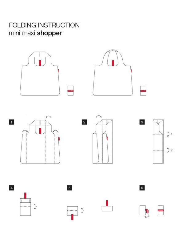 Reisenthel Crna točkasta torba za kupovinu Reisenthel Mini Maxi Shopper