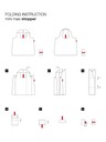 Reisenthel Crna točkasta torba za kupovinu Reisenthel Mini Maxi Shopper