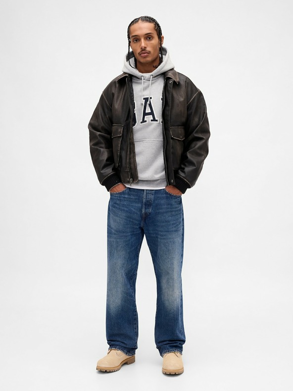 GAP Oversize dukserica s logom Extra Heavyweight Unisex GAP