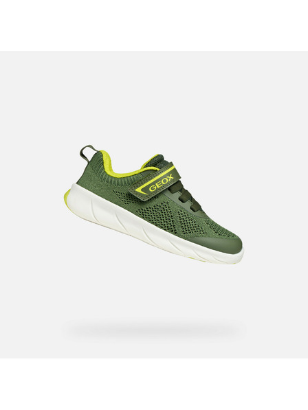 Geox Zelene dječačke tenisice Geox Foot-Run