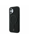 Mercedes Mercedes PU Leather 3D MagSafe Stražnja Kapa za iPhone 17 Black