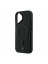 Mercedes Mercedes PU Leather 3D MagSafe Stražnja Kapa za iPhone 17 Black