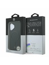 Mercedes Mercedes PU Leather 3D MagSafe Stražnja Kapa za iPhone 17 Black