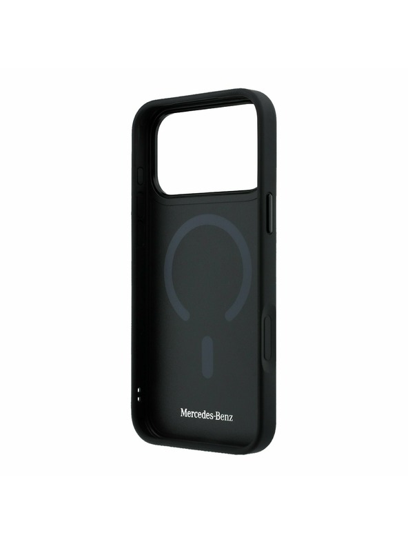 Mercedes Mercedes PU Leather 3D MagSafe Stražnja Kapa za iPhone 17 Pro Black