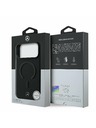 Mercedes Mercedes PU Leather 3D MagSafe Stražnja Kapa za iPhone 17 Pro Max Black