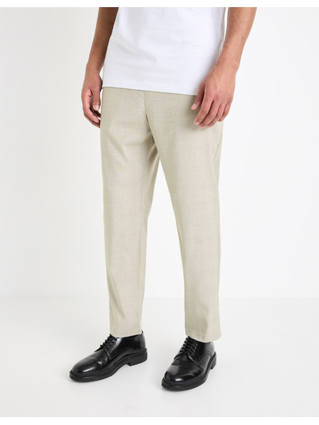 Celio Celio Gocarre krem ​​muške hlače