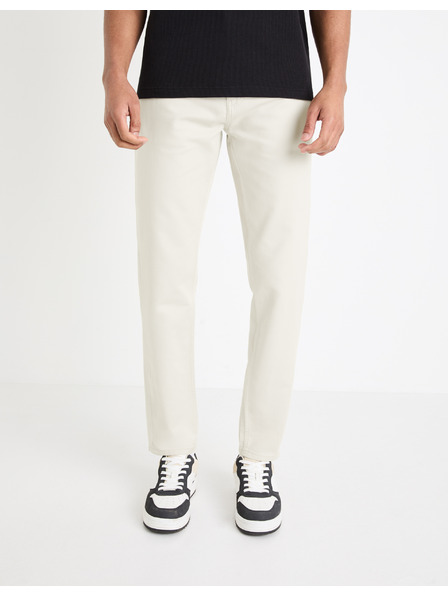 Celio Celio Gofive krem ​​muške hlače